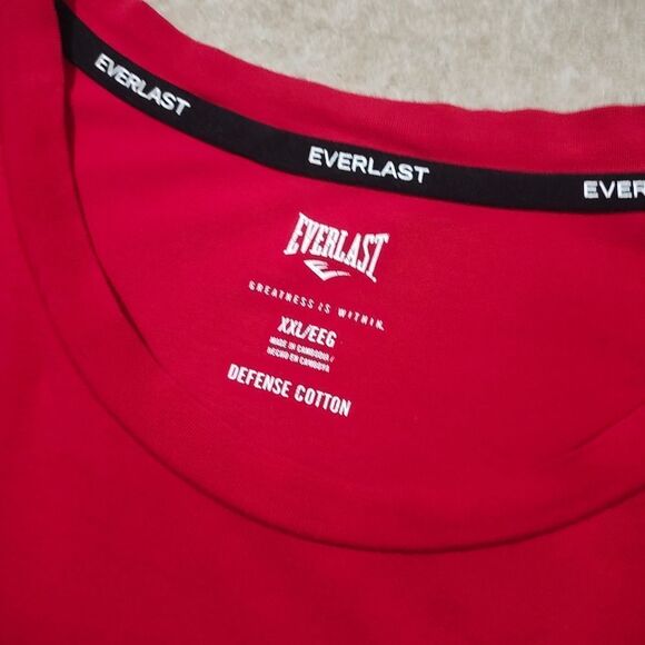 Everlast Men's Red Short Sleeve Shirt #6 - Picture 6 of 6